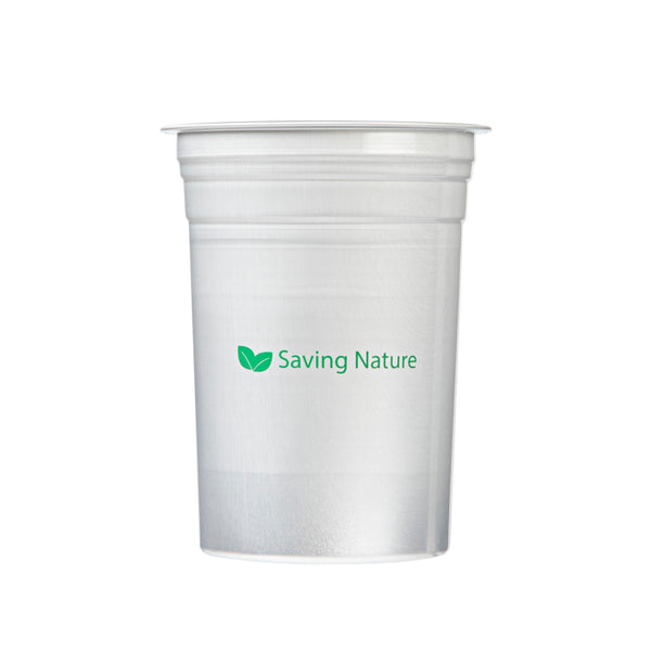 Restaurantware Saving Nature 20 Oz Aluminum Drinking Cup - 3 3/4" X 3 3/4" X 5" - 100 Count Box