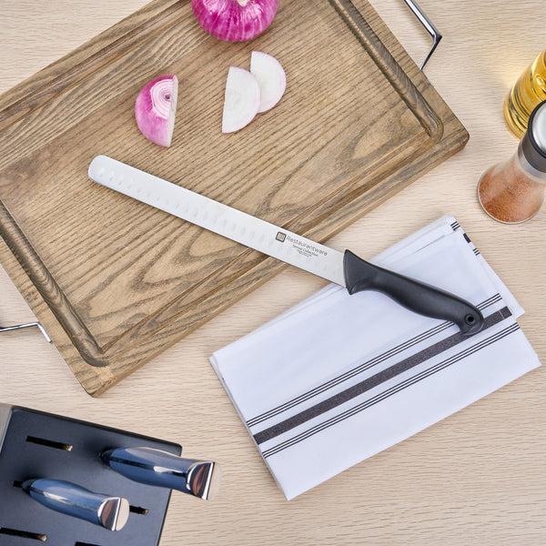 Restaurantware Sensei Back Of The House German Steel 11" Slicing Knife - HACCP Protection - 1 Count Box