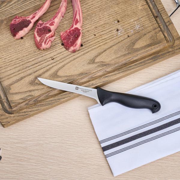 Restaurantware Sensei Back Of The House German Steel 6" Flexible Boning Knife - HACCP Protection - 1 Count Box