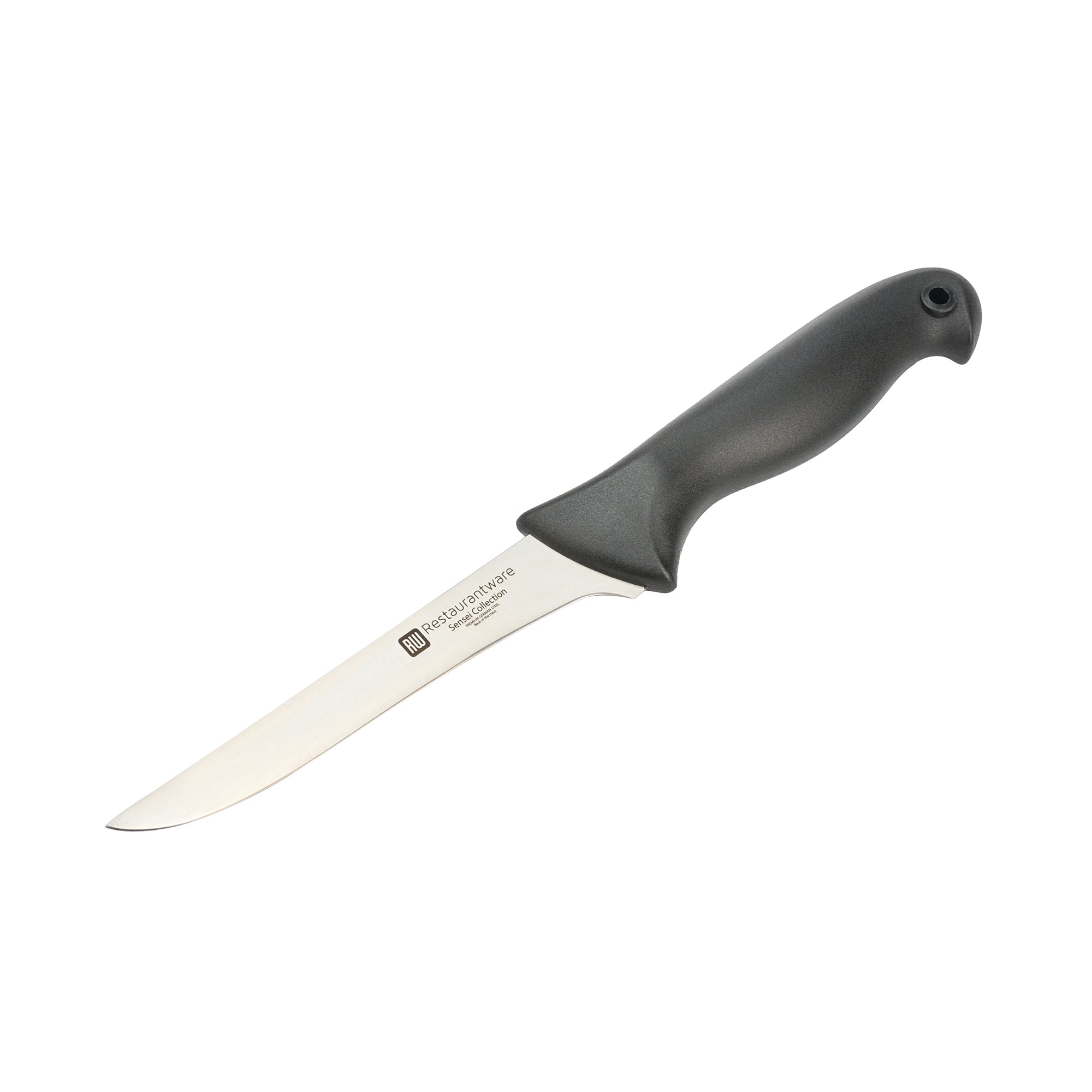 restaurantware Sensei Back of the House German Steel 6" Flexible Boning Knife - HACCP Protection - 1 count box