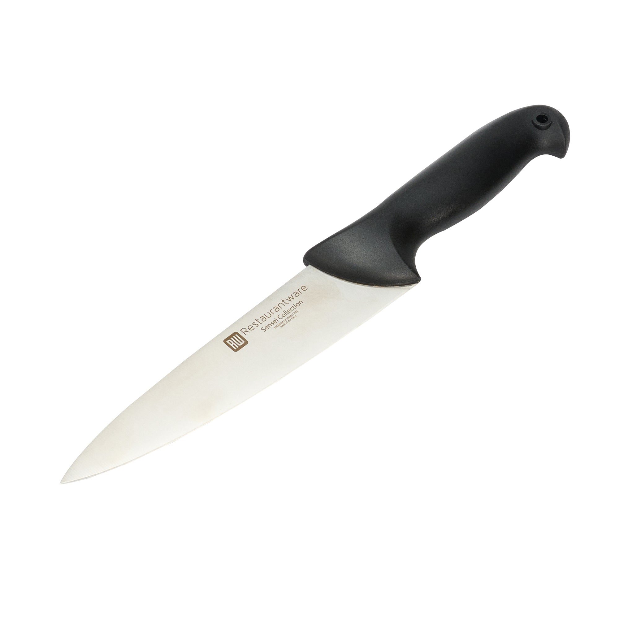 restaurantware Sensei Back of the House German Steel 8" Chef's Knife - HACCP Protection - 1 count box