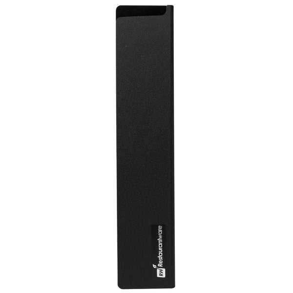Restaurantware Sensei Black Plastic Knife Blade Cover / Guard - 10 1/2" X 2" - 1 Count Box