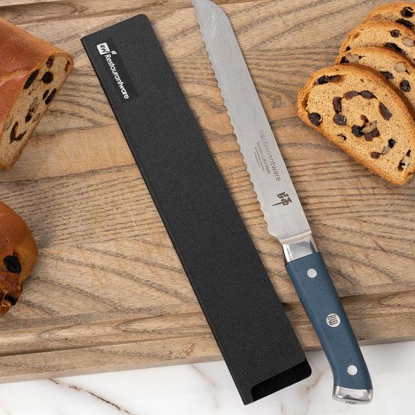 Restaurantware Sensei Black Plastic Knife Blade Cover / Guard - 12" X 2" - 1 Count Box