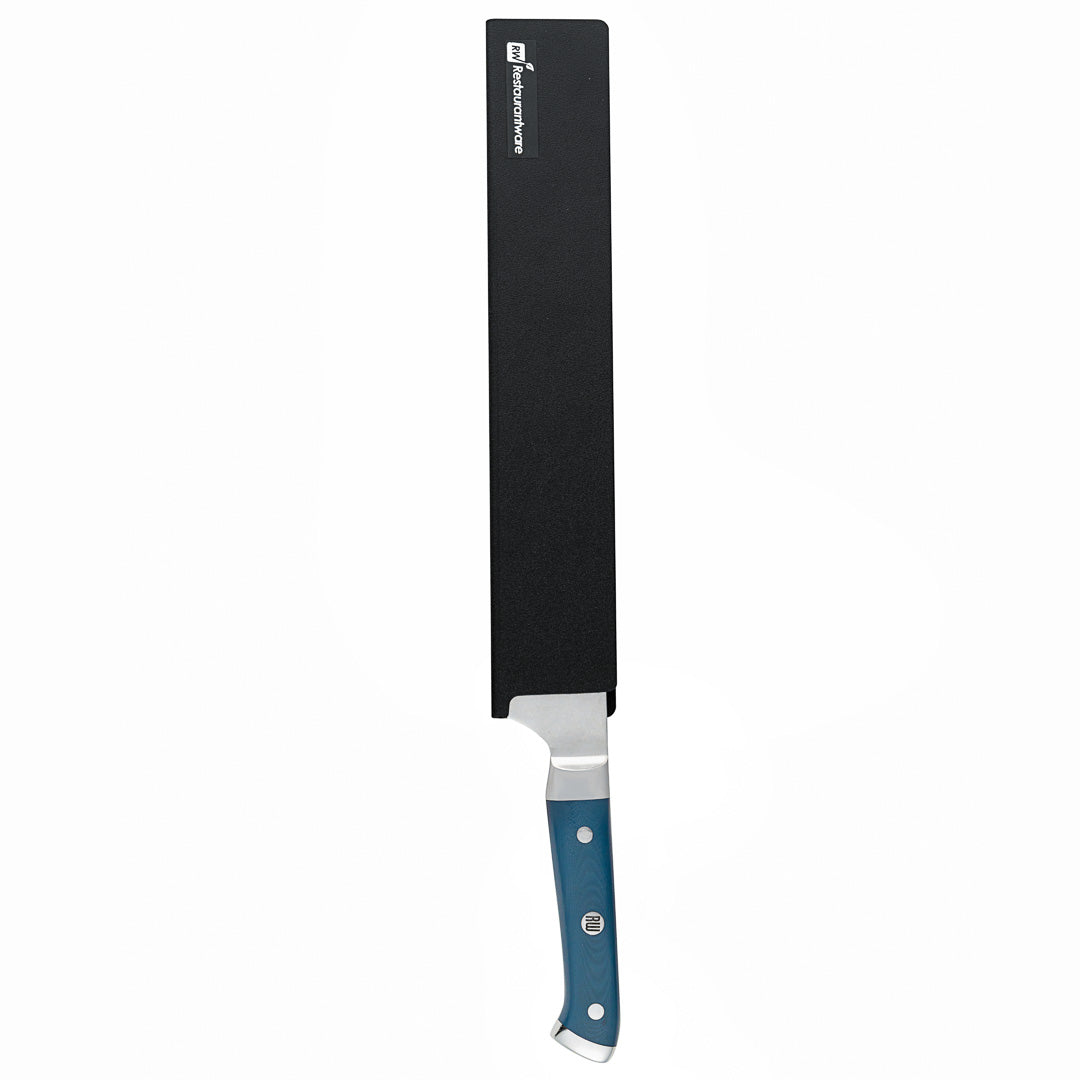 restaurantware Sensei Black Plastic Knife Blade Cover / Guard - 12" x 2" - 1 count box