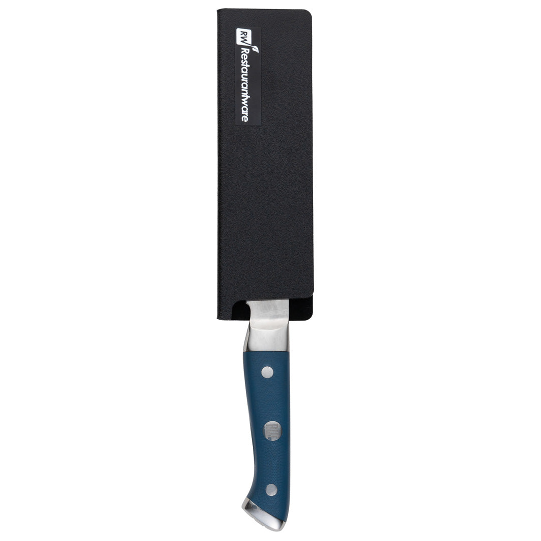 restaurantware Sensei Black Plastic Knife Blade Cover / Guard - 6 1/2" x 2" - 1 count box