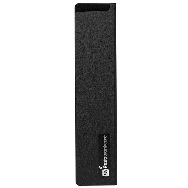 Restaurantware Sensei Black Plastic Knife Blade Cover / Guard - 8 1/2" X 2" - 1 Count Box
