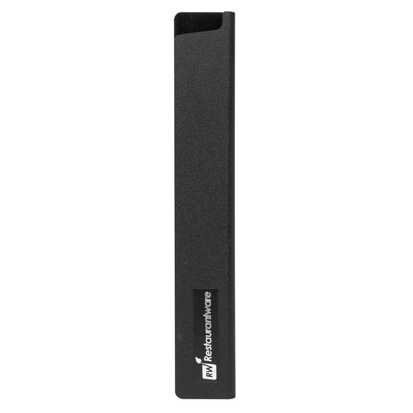 Restaurantware Sensei Black Plastic Knife Blade Cover / Guard - 8 1/2" X 1 1/2" - 1 Count Box