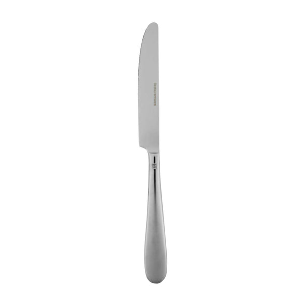Restaurantware Sovereign 13/0 Stainless Steel Table Knife - 9 1/4" - 2 Count Box