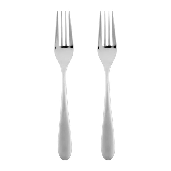 Restaurantware Sovereign 18/10 Stainless Steel Dinner Fork - 8" - 2 Count Box