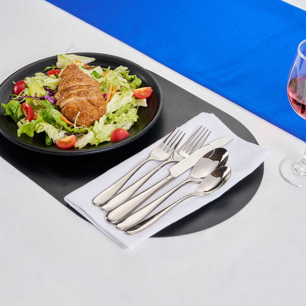 Restaurantware Sovereign 18/10 Stainless Steel Flatware Set - With Service For 2 - 10 Count Box