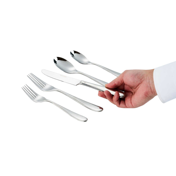 Restaurantware Sovereign 18/10 Stainless Steel Flatware Set - With Service For 2 - 10 Count Box