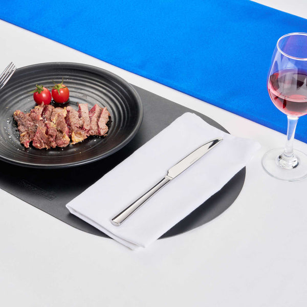Restaurantware Speculo 13/0 Stainless Steel Table Knife - 9" - 2 Count Box