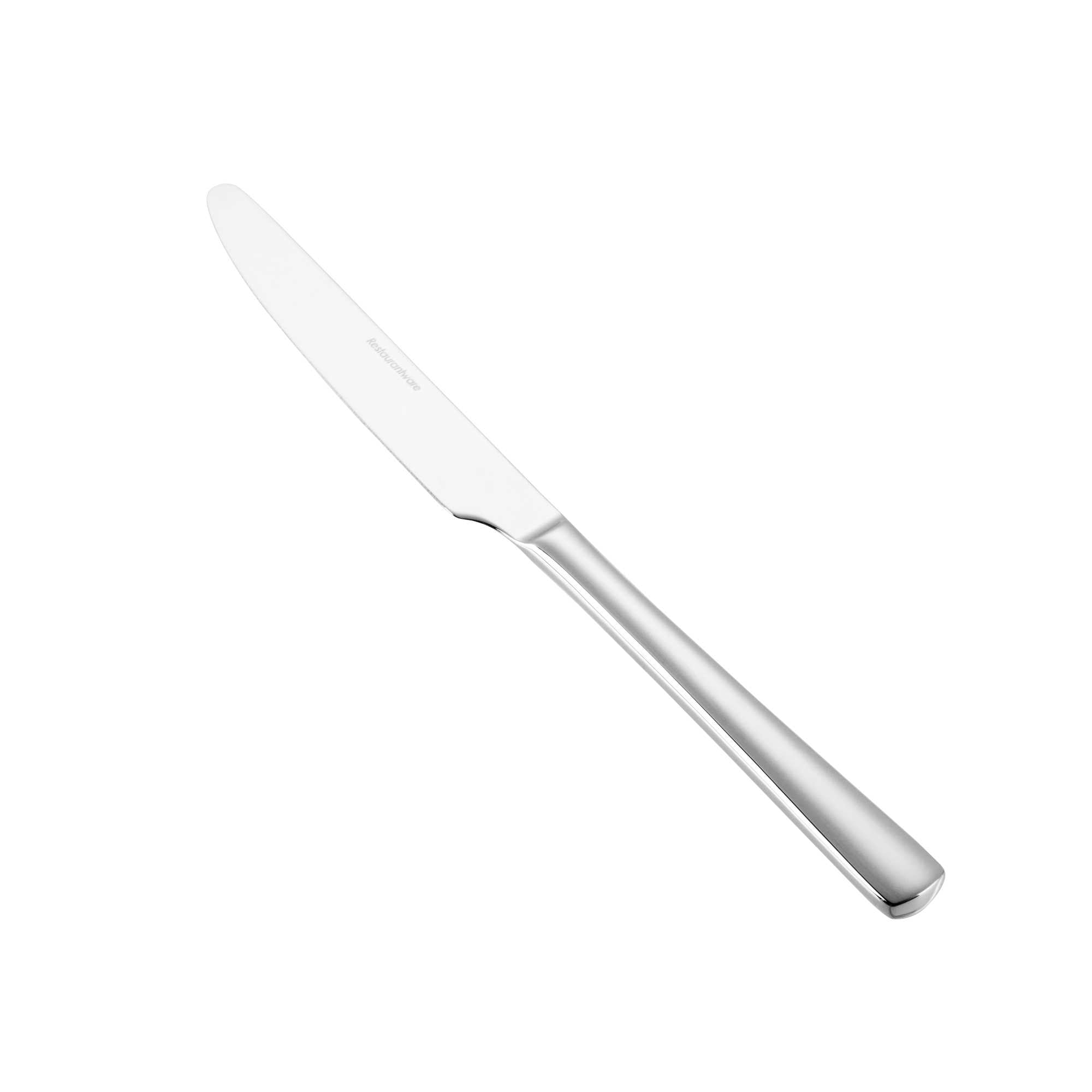 restaurantware Speculo 13/0 Stainless Steel Table Knife - 9" - 2 count box