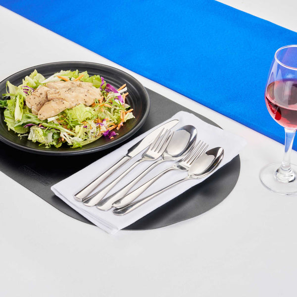 Restaurantware Speculo 18/10 Stainless Steel Flatware Set - With Service For 2 - 10 Count Box