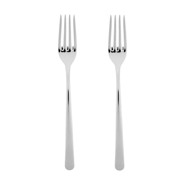 Restaurantware Speculo 18/10 Stainless Steel Table Fork - 8" - 2 Count Box