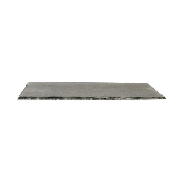 Restaurantware Stone Tek Square Black Slate Serving Tray - 12" X 12" - 4 Count Box