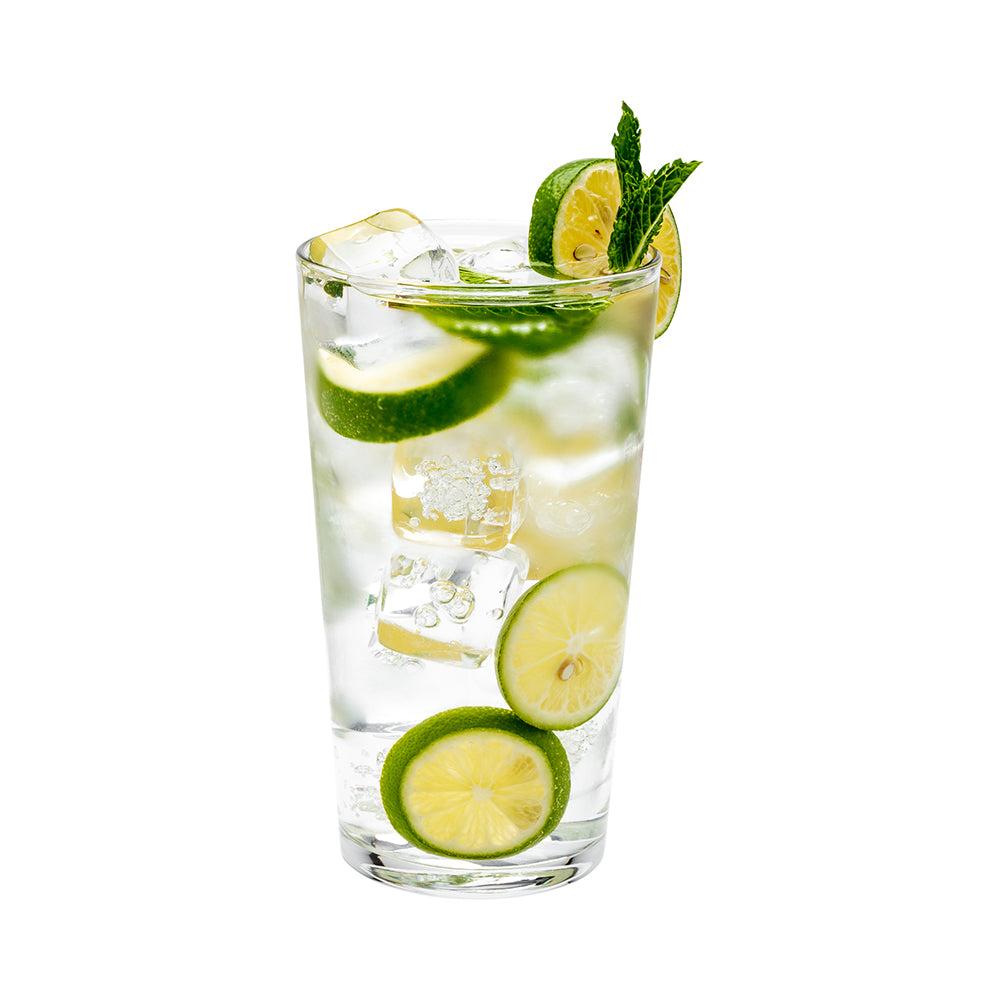restaurantware Sumi 19 oz Beverage Glass - 3 1/2" x 3 1/2" x 6" - 12 count box