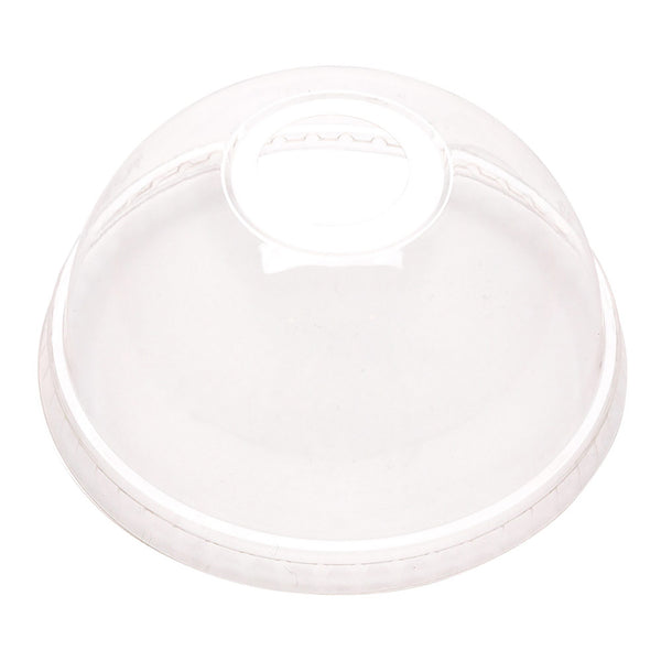 Restaurantware Sustain Round Clear PLA Plastic Dome Lid - Fits 9 12 16 And 20 Oz Drinking Cup - 1000 Count Box