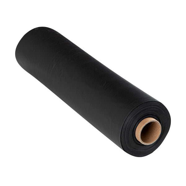 Restaurantware Table Tek Black Plastic Table Cover Roll - With Slide Cutter - 100' X 54" - 10 Count Box