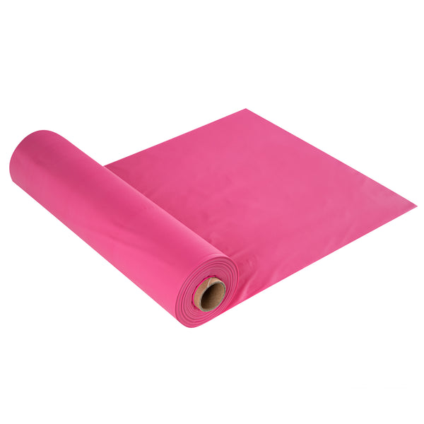 Restaurantware Table Tek Pink Plastic Table Cover Roll - With Slide Cutter - 100' X 54" - 10 Count Box