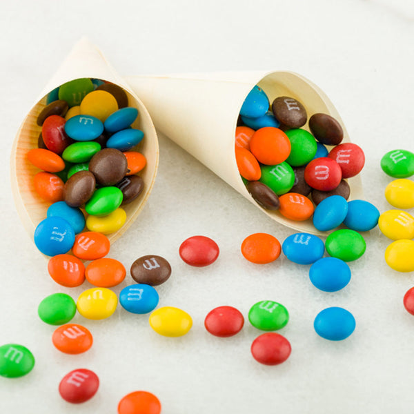 Restaurantware Taipei 2 Oz Natural Pinewood Mini Cone - 3" X 1 1/4" X 1 1/4" - 200 Count Box