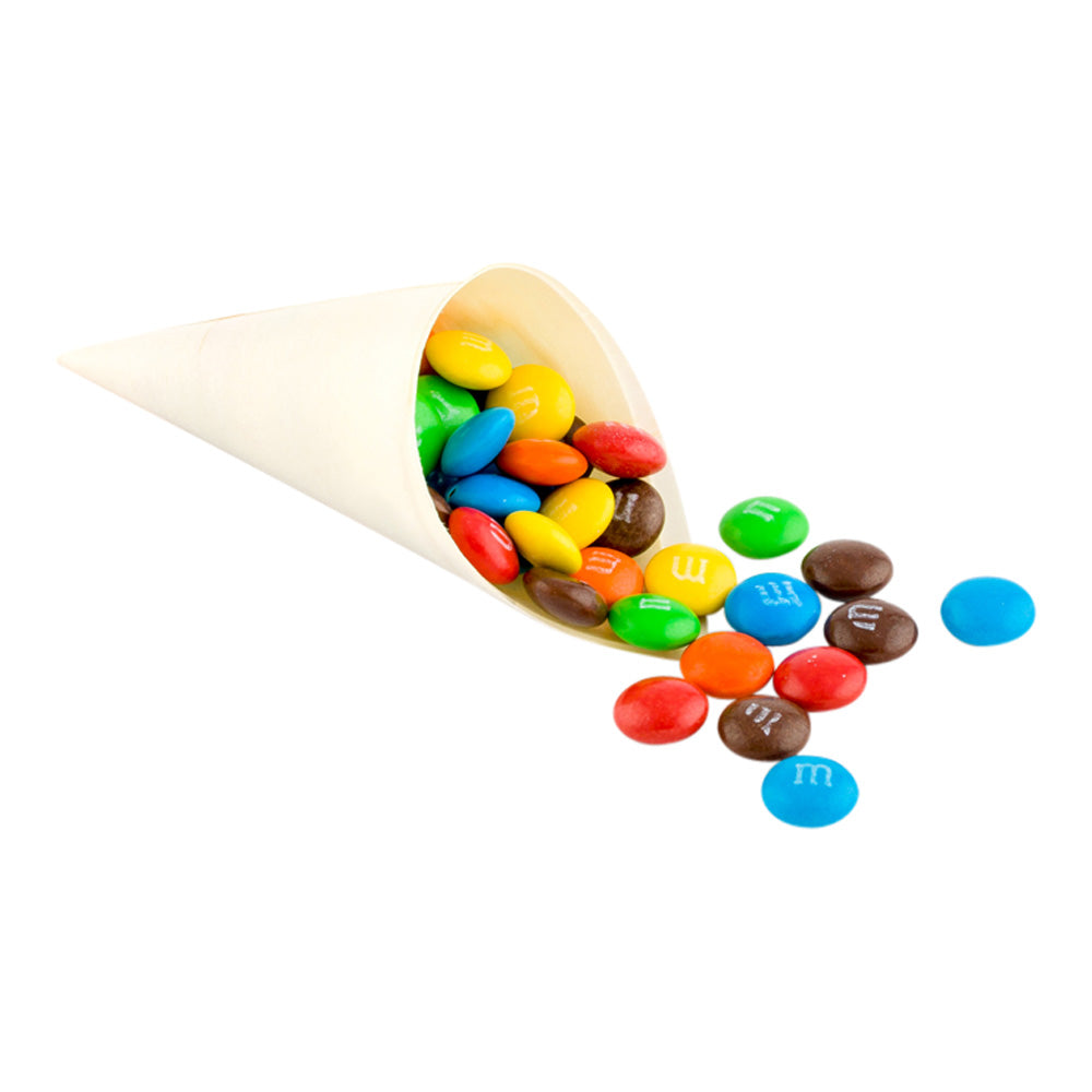 restaurantware Taipei 2 oz Natural Pinewood Mini Cone - 3" x 1 1/4" x 1 1/4" - 200 count box