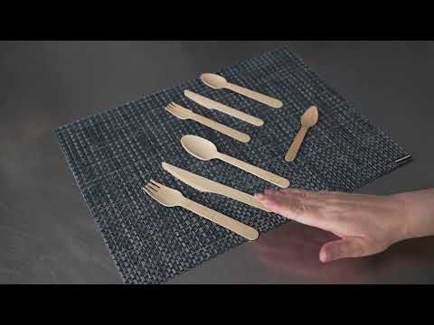 Restaurantware Taipei Natural Wood Spoon - 5 1/2" X 1 1/4" X 1/2" - 500 Count Box