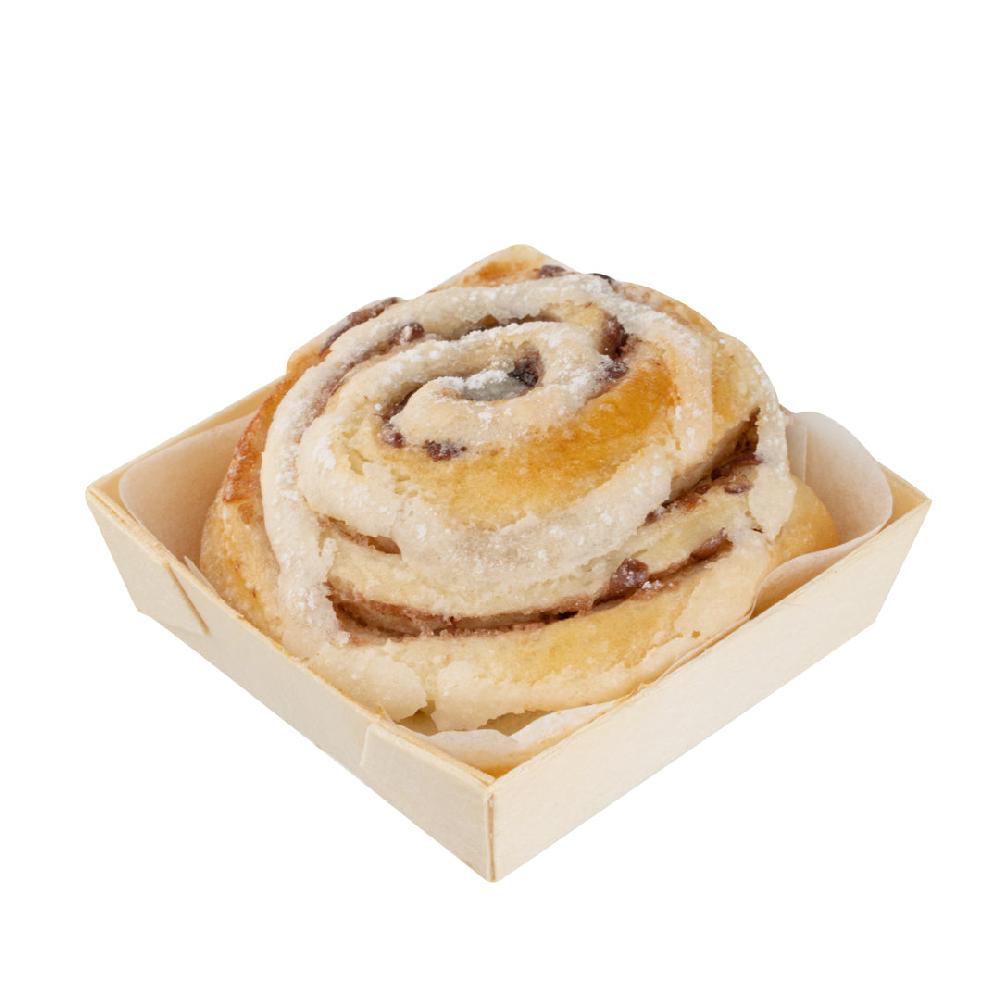 restaurantware Taipei Poplar Baking / Serving Container - with Paper Liner - 2 3/4" x 2 3/4" x 3/4" - 100 count box