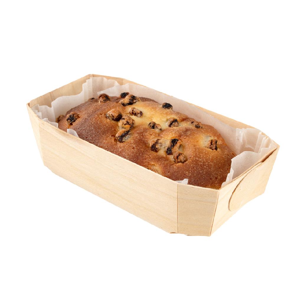 restaurantware Taipei Poplar Baking / Serving Container - with Paper Liner - 7 1/4" x 4 1/2" x 2 1/4" - 100 count box