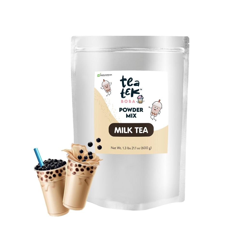 restaurantware Tea Tek 21.1 oz Milk Tea Powder Mix - 12 count box