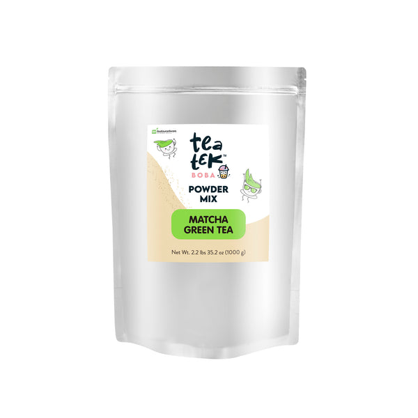 Restaurantware Tea Tek 35.2 Oz Matcha Green Tea Powder Mix - 10 Count Box