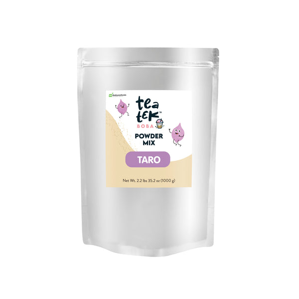 Restaurantware Tea Tek 35.2 Oz Taro Powder Mix - 10 Count Box
