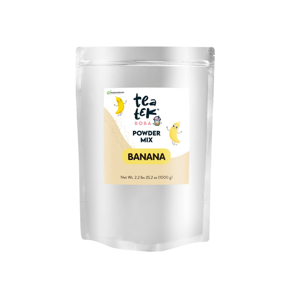 Restaurantware Tea Tek 35 Oz Banana Powder Mix - 10 Count Box