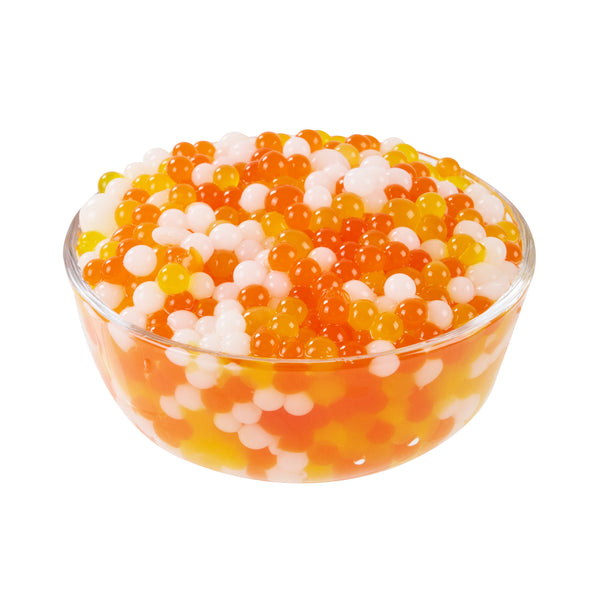 Restaurantware Tea Tek 6.8 Lb Assorted Rainbow Popping Boba - 4 Count Box