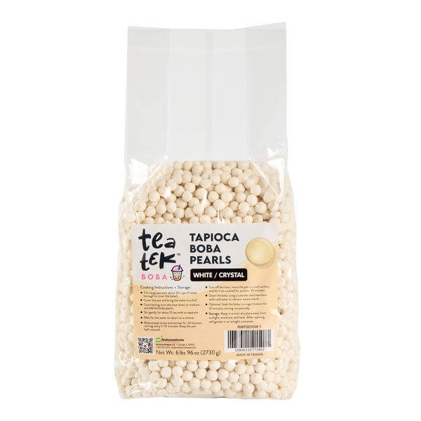Restaurantware Tea Tek 6 Lb Tapioca Boba Pearls - 6 Count Box