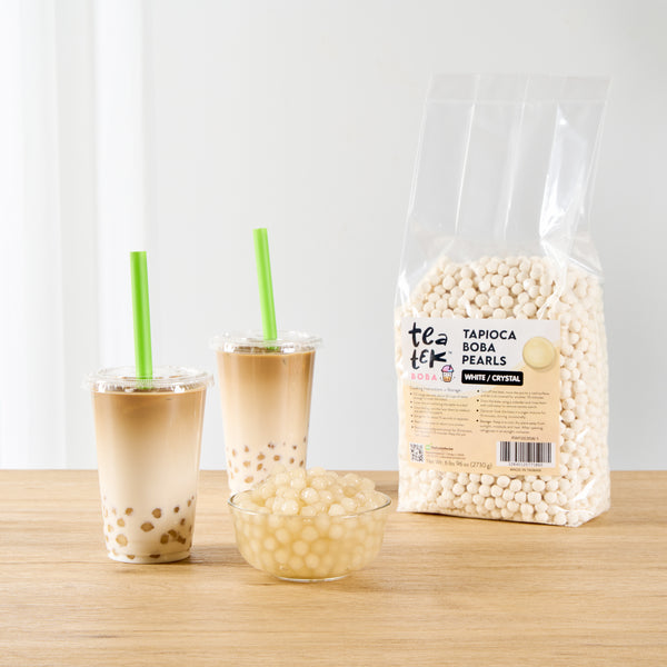 Restaurantware Tea Tek 6 Lb Tapioca Boba Pearls - 6 Count Box