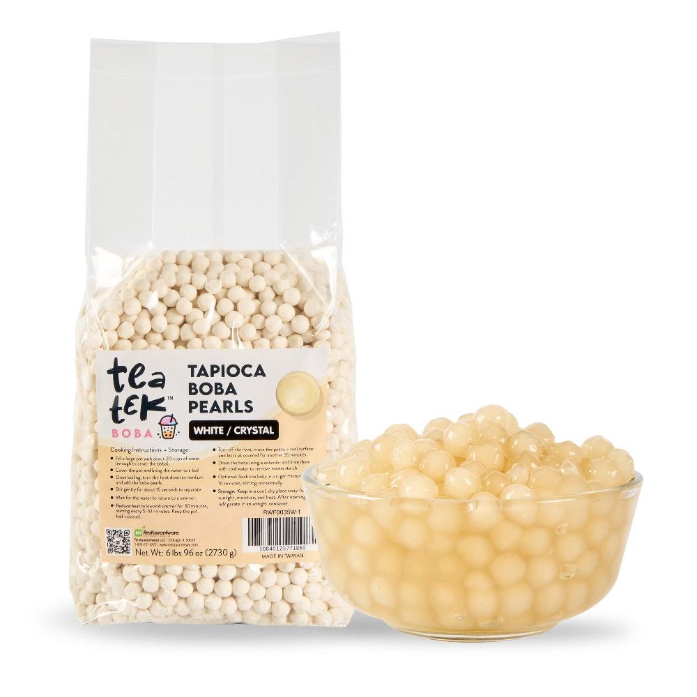 restaurantware Tea Tek 6 lb Tapioca Boba Pearls - 6 count box