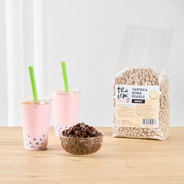 Restaurantware Tea Tek 6 Lb Tapioca Boba Pearls - Instant - 6 Count Box
