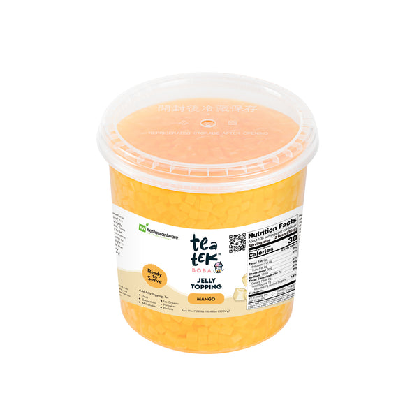 Restaurantware Tea Tek 7.28 Lb Jelly Topping - Mango - 4 Count Box
