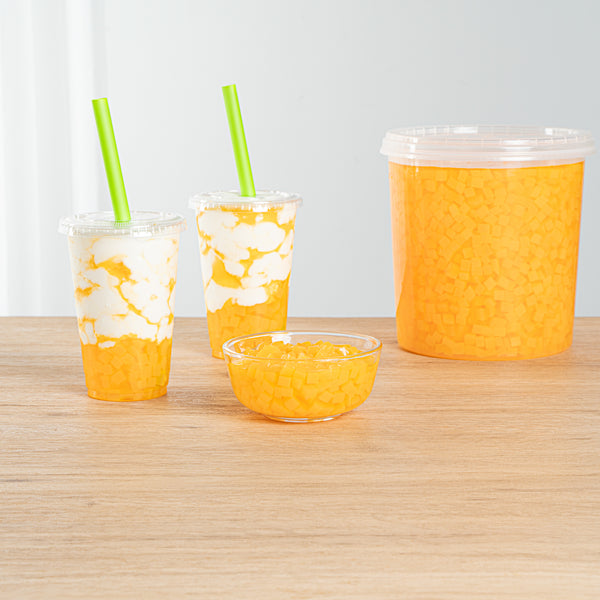 Restaurantware Tea Tek 7.28 Lb Jelly Topping - Mango - 4 Count Box