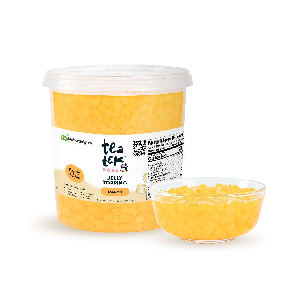 restaurantware Tea Tek 7.28 lb Jelly Topping - Mango - 4 count box