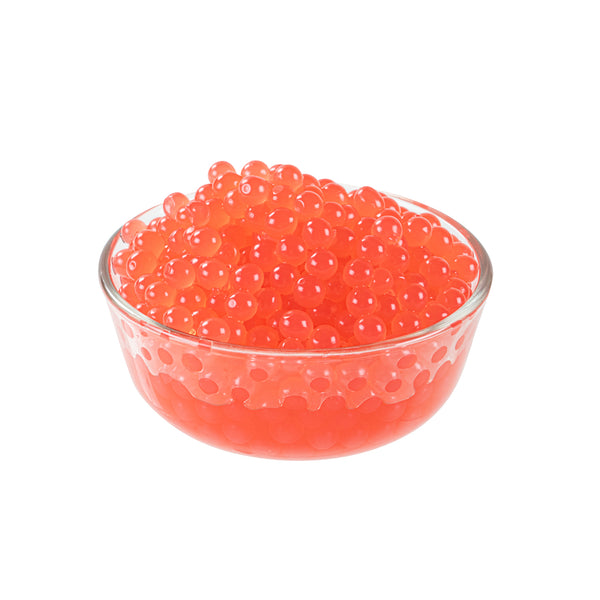 Restaurantware Tea Tek 7 Lb Popping Boba - Rose - 4 Count Box