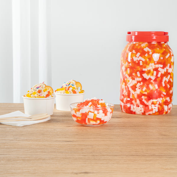 Restaurantware Tea Tek 8.48 Lb Jelly Topping - Assorted Rainbow - 4 Count Box