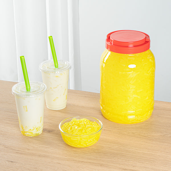 Restaurantware Tea Tek 8.8 Lb Jelly Topping - Mango Coconut - 4 Count Box