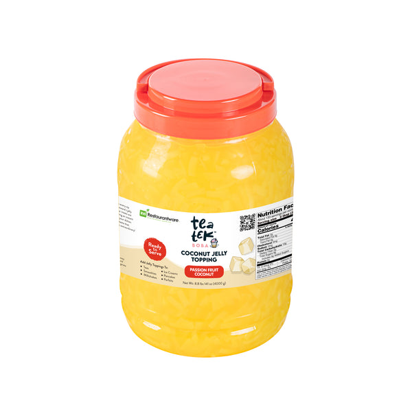 Restaurantware Tea Tek 8.8 Lb Jelly Topping - Passion Fruit Coconut - 4 Count Box