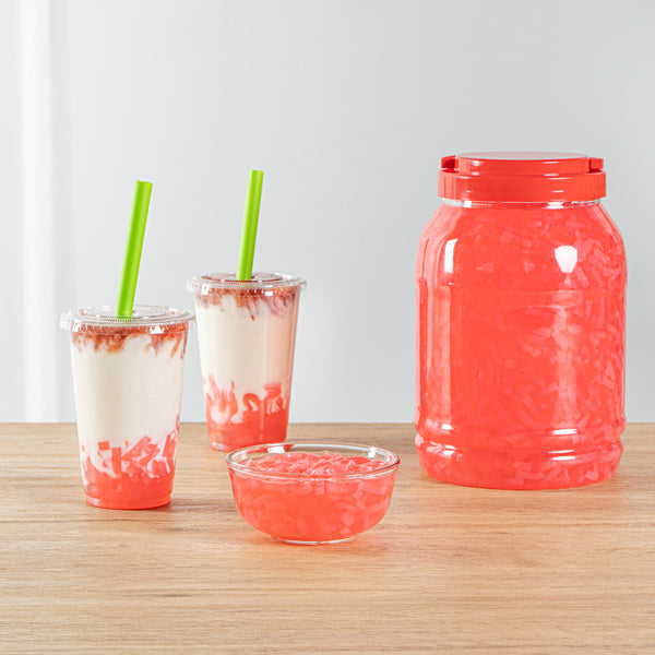 Restaurantware Tea Tek 8.8 Lb Jelly Topping - Strawberry Coconut - 4 Count Box