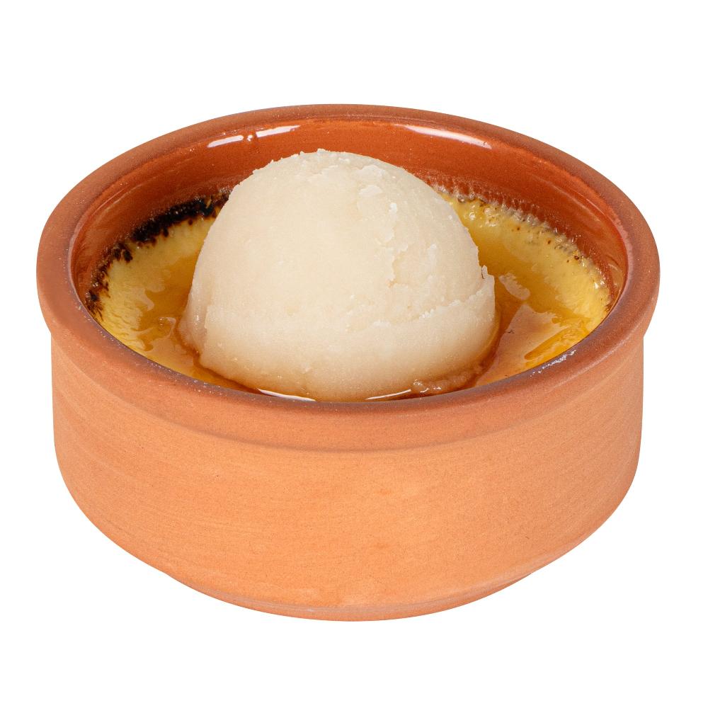 restaurantware Terra Tek 3 oz Terracotta Cazuela Bowl - Brown Glazed Interior Oven-Safe Microwave-Safe - 3 1/4" x 3 1/4" x 1 1/2" - 10 count box