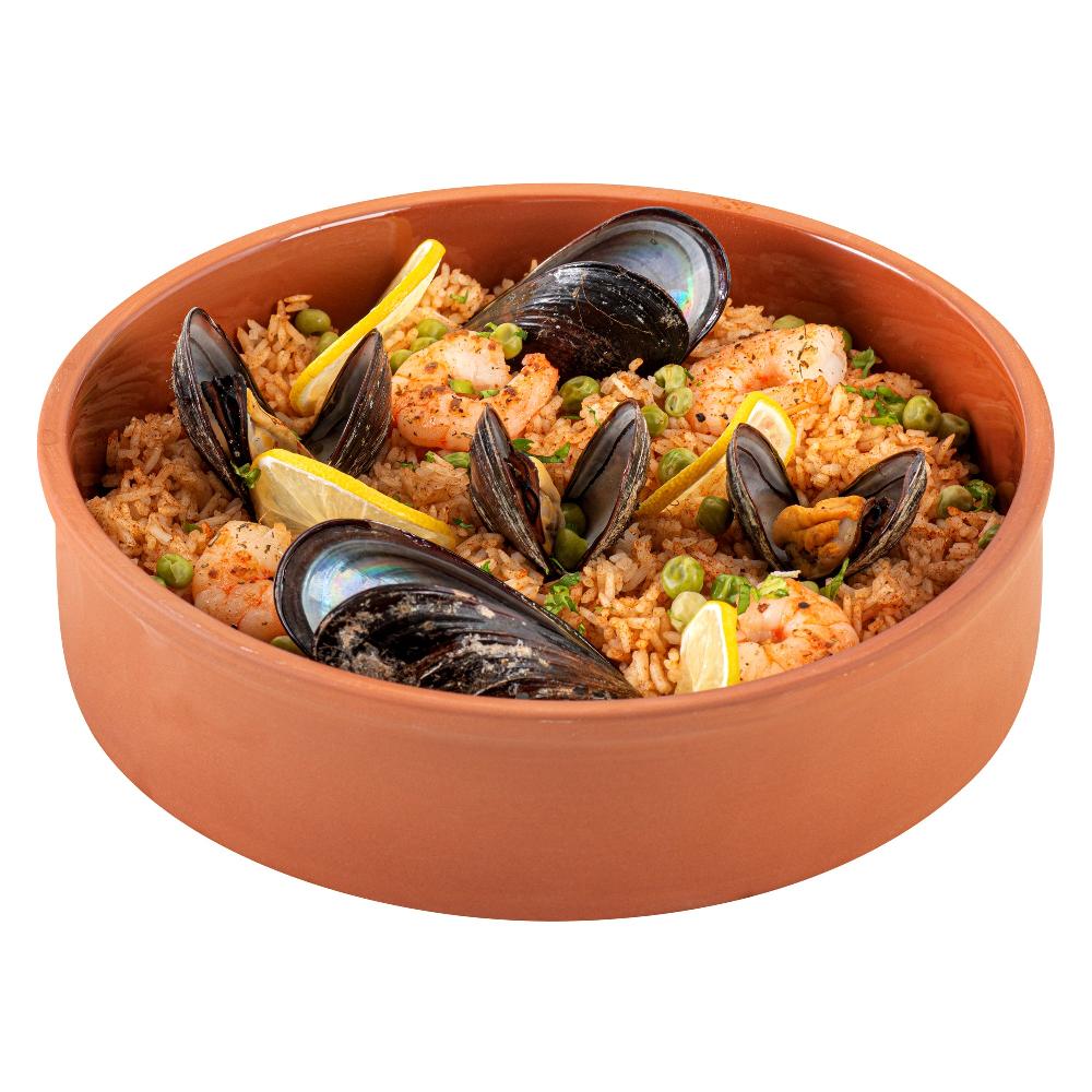 restaurantware Terra Tek 51 oz Terracotta Cazuela Bowl - Brown Glazed Interior Oven-Safe Microwave-Safe - 9'' x 9'' x 2 1/4'' - 10 count box