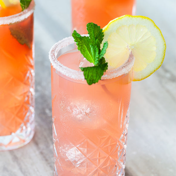 Restaurantware Timeless 10 Oz Highball Glass - Etched - 2 1/2" X 2 1/2" X 5 1/2" - 6 Count Box