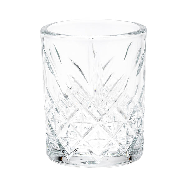 Restaurantware Timeless 2 Oz Etched Shot Glass - 2" X 2" X 2 1/2" - 60 Count Box
